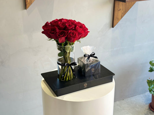 Red Roses Tray