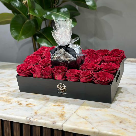 Heart on a tray