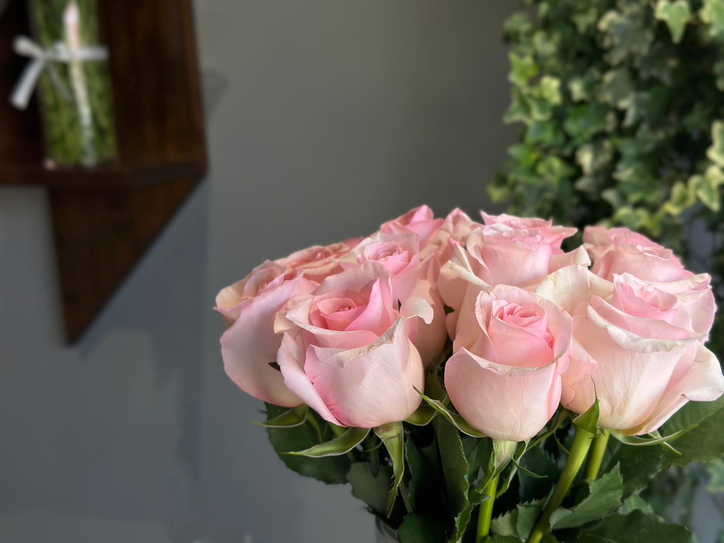 Pink Roses Tray