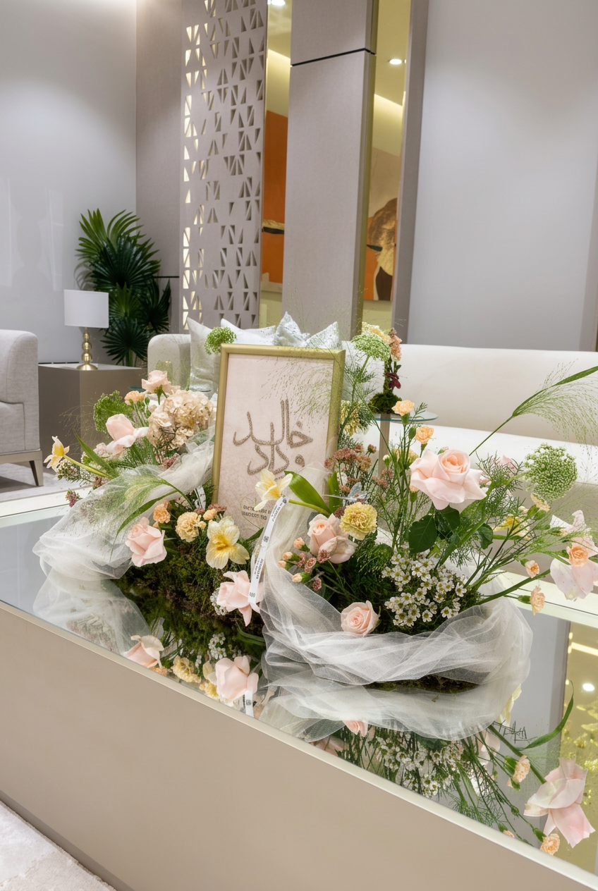 Blush Floral Centerpiece 3
